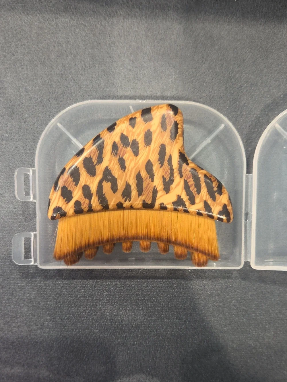 Leopard Print Lymphatic Contour Brush for Face